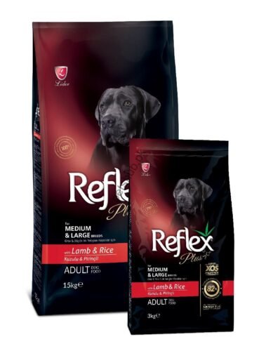 Reflex Plus Medium Large Breed Adult Dog Food – Lamb n Rice