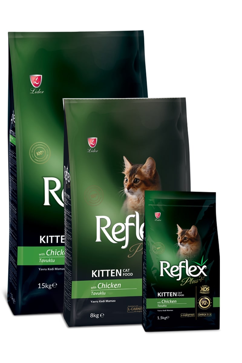 Reflex Plus Kitten Food Chicken – 1.5KG, 15KG