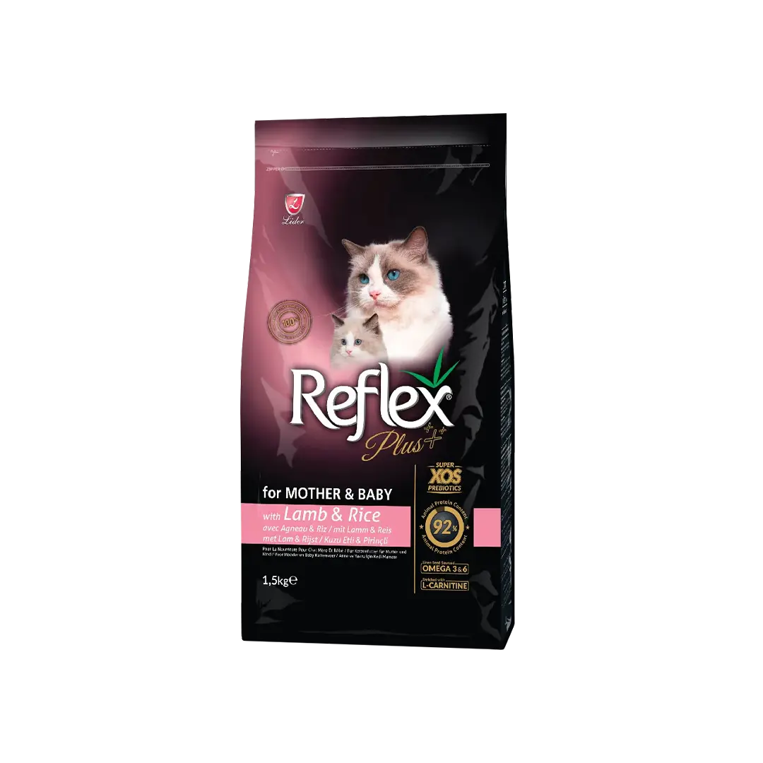 Reflex Plus Mother & Baby Cat Food 1.5kg Price in Pakistan | AllAboutPets.pk