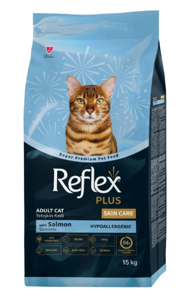 Reflex Plus Skin Care Adult Cat Food-Salmon (1.5kg)