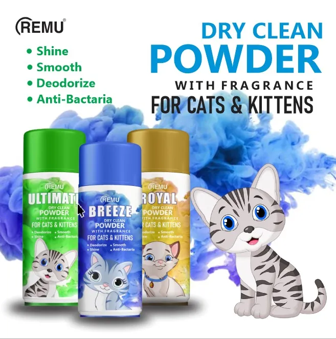 Remu – Breeze Dry Clean powder – For Cats & Kitten