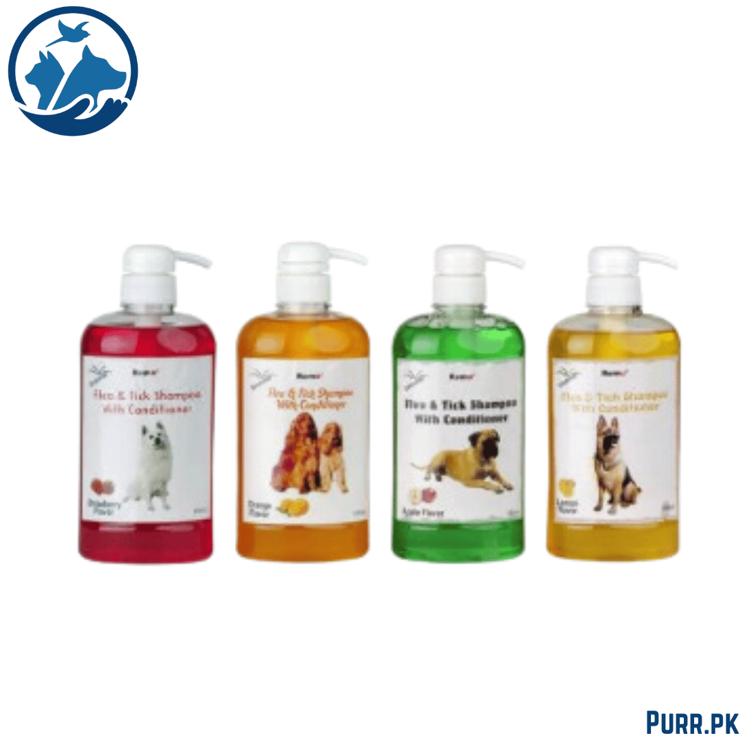 Remu Dog Groomer Shampoo Flea &amp; Tick with Conditioner 600ml