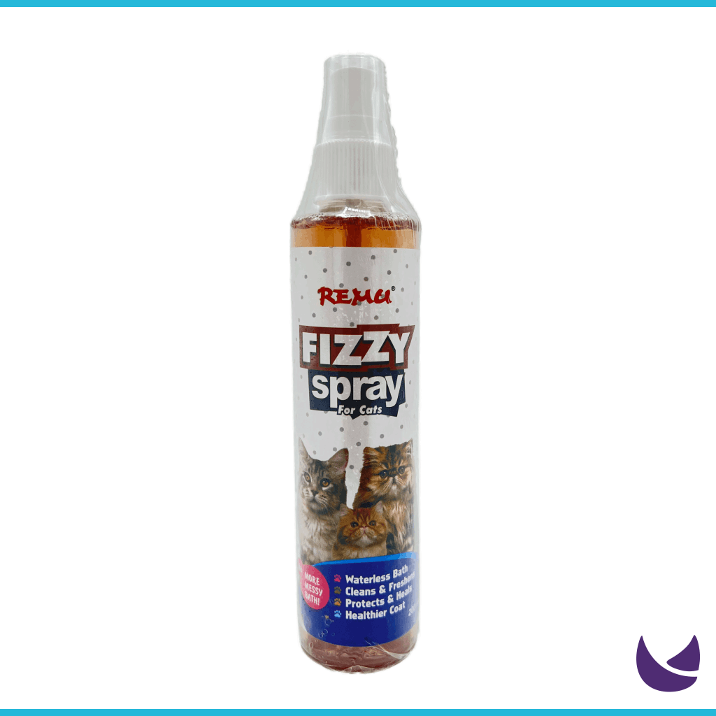 REMU Fizzy Spray for Cats | Waterless Dry Bath