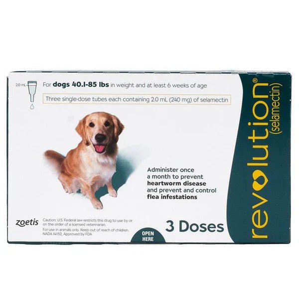 Revolution for Large dog 3 doses 18.1-38.6 kg