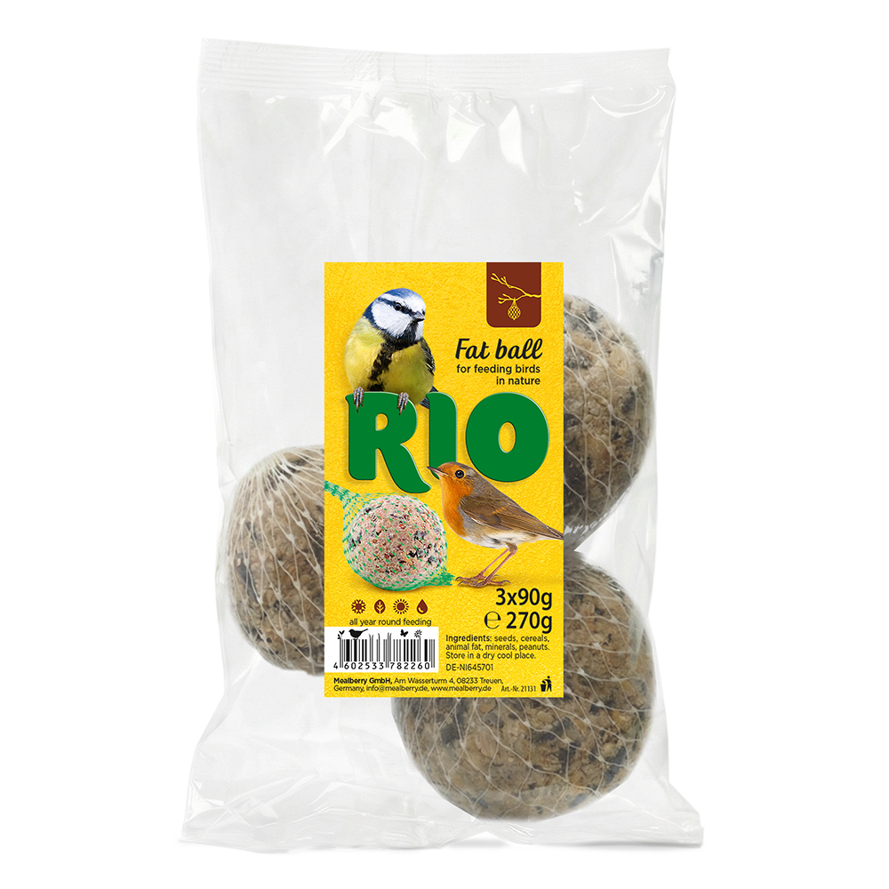 RIO Fat Balls for feeding birds in nature 3x90g