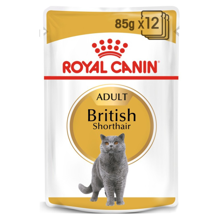 Royal Canin Feline Breed Nutrition British Shorthair (Cat WET FOOD - Pouches)