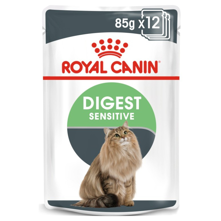 Royal Canin Feline Care Nutrition Digest Sensitive Gravy (Cat Wet Food - Pouches)