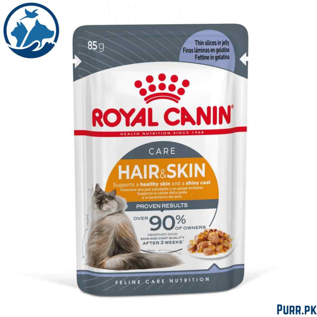 Royal Canin Hair &amp; Skin Gravy Adult Wet Cat Food