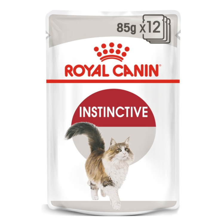 Royal Canin Feline Health Nutrition Instinctive Adult Cats Jelly (Cat Wet Food - Pouches)