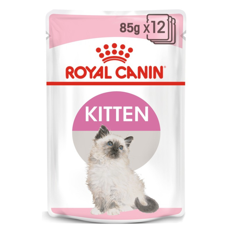 Royal Canin Feline Health Nutrition Kitten Jelly (Cat Wet Food - Pouches)