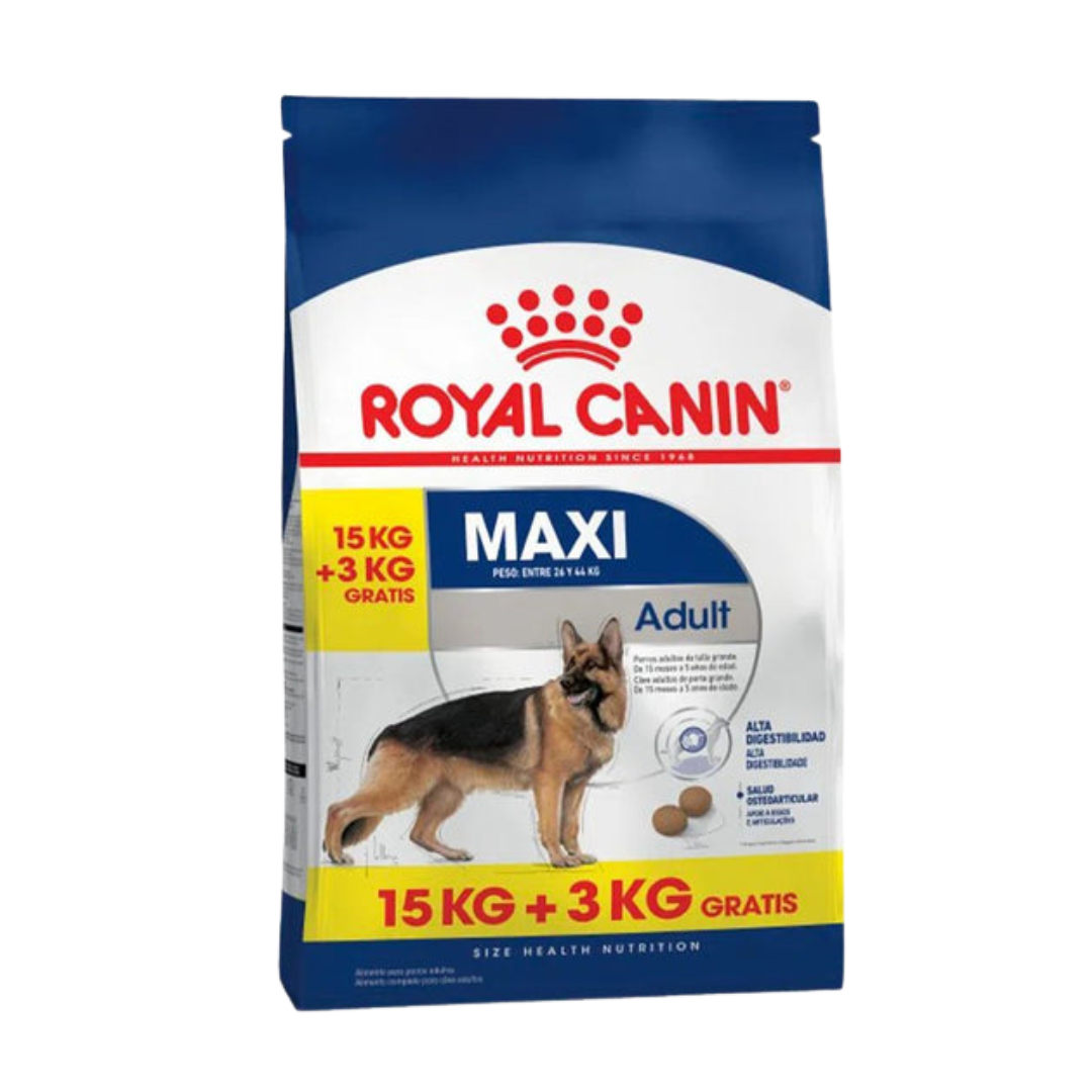 Royal Canin Size Health Nutrition Maxi Adult Dog Dry Food 15+3kg