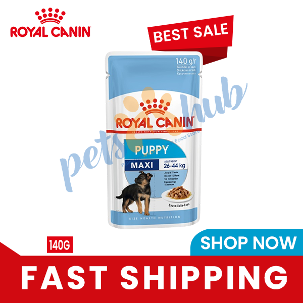 Royal Canin Maxi Puppy Wet Dog Food Pouches (140g)
