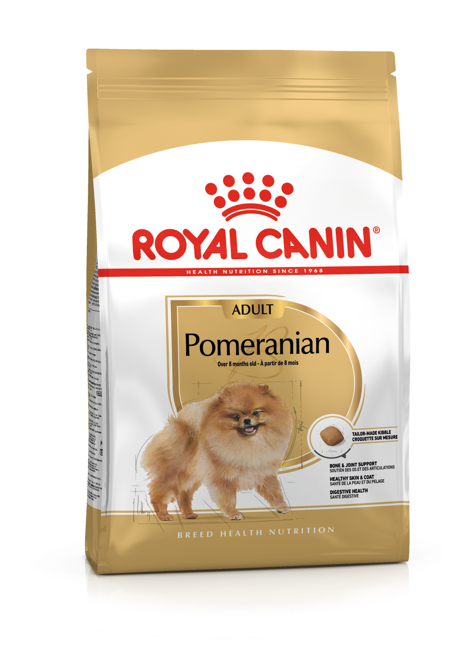 Royal Canin Breed Health Nutrition Pomeranian Adult Dry Dog Food 1.5 KG
