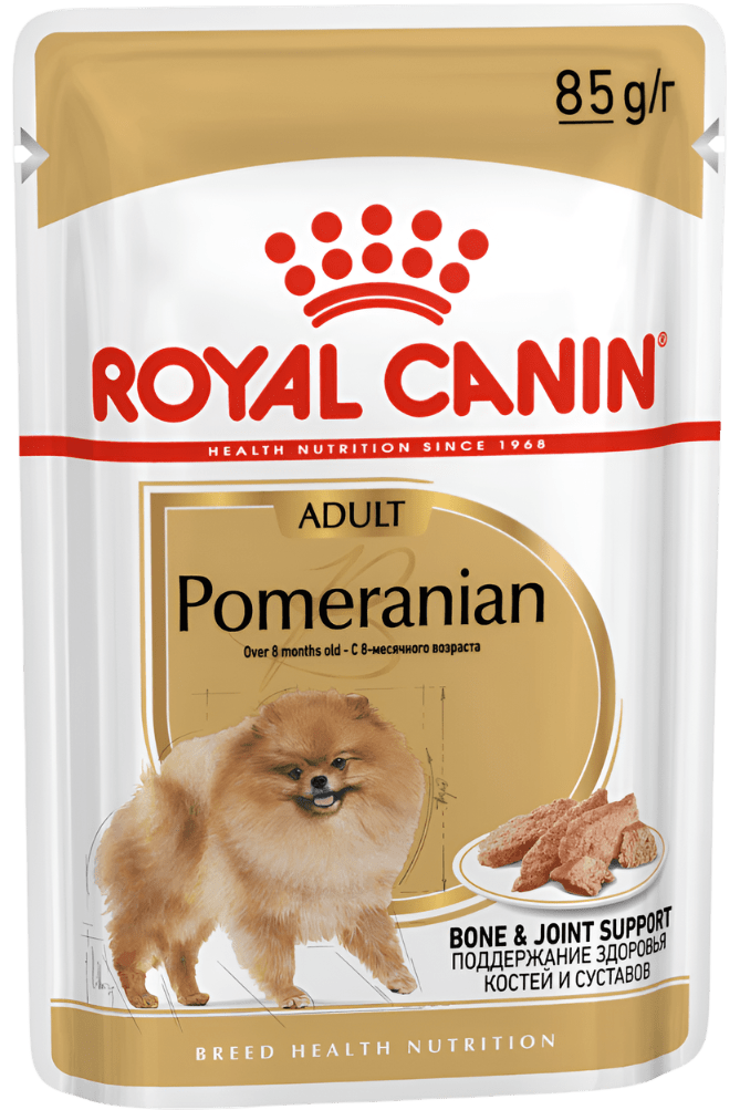 Royal Canin Breed Health Nutrition Pomeranian (Wet Food - Pouches) 12 x 85 g