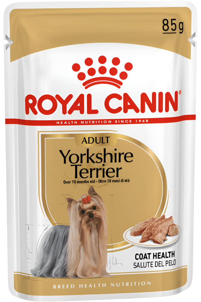 Royal Canin Breed Health Nutrition Yorkshire Adult (Wet Food - Pouches) 12 x 85 g