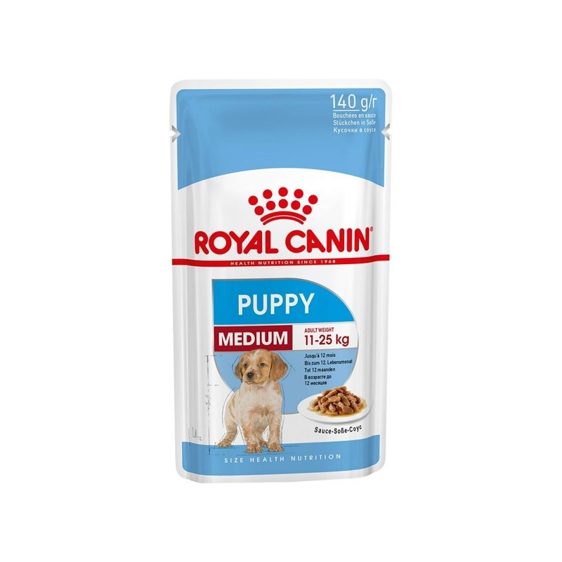 Royal Canin Size Health Nutrition Medium Puppy (WET FOOD - Pouches) 1x140g