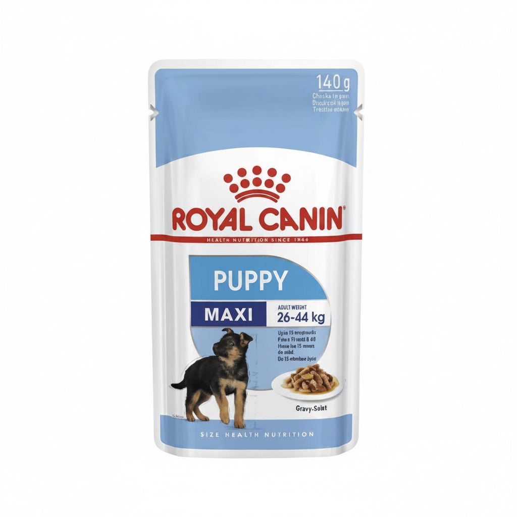 ROYAL SIZE HEALTH NUTRITION MAXI PUPPY (WET FOOD - POUCHES)1x140g