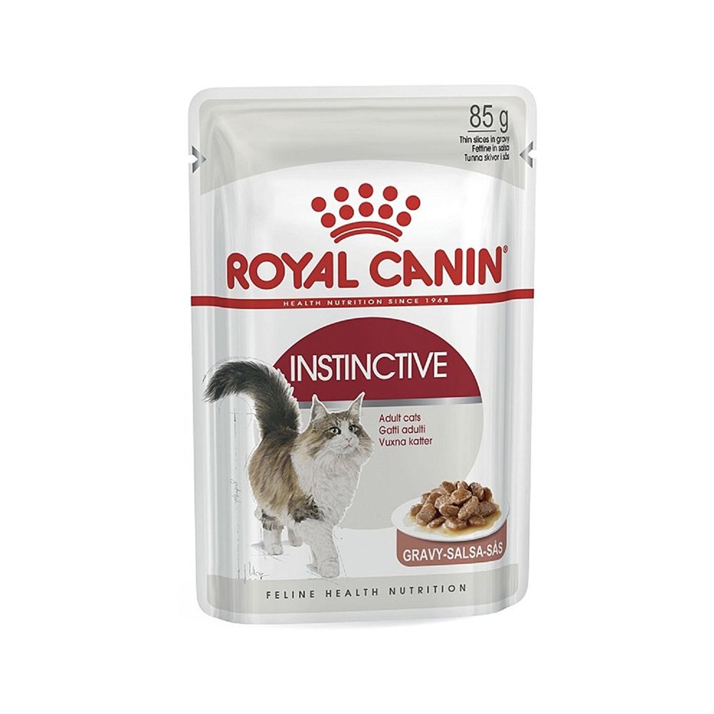 Royal Canin Instinctive Adult Cat Food Pouch 85g - Pack of 12