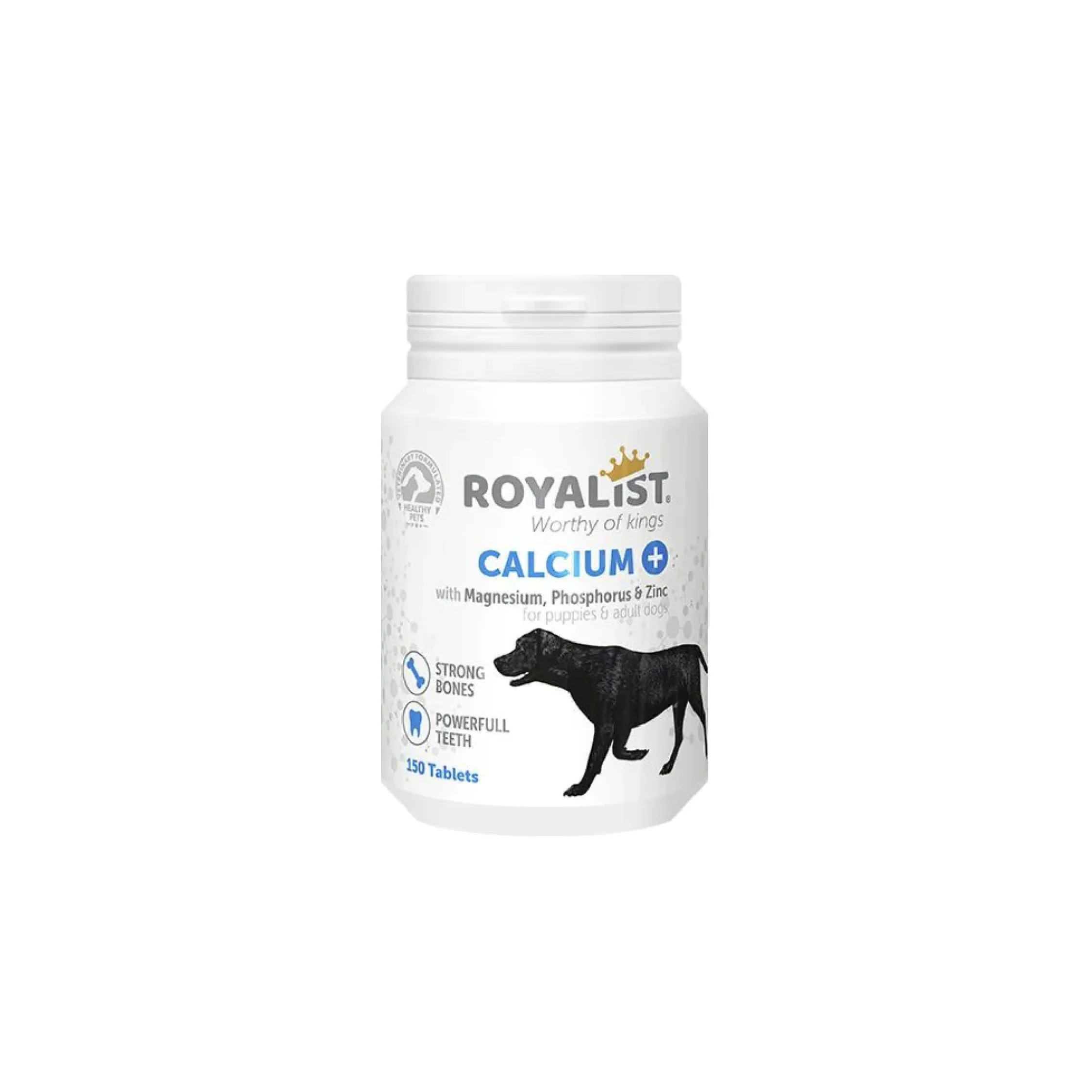 Royalist Calcium+ Tablets for Dogs – 127g/150 Tablets
