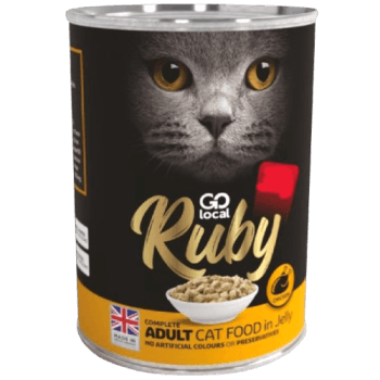 Ruby Chicken in Jelly Tin for Cats | Premium Wet Food with Real Chicken