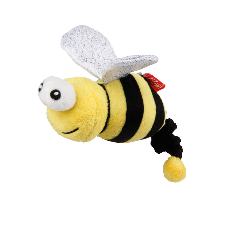 Vibrating Running Bee with Catnip inside Yellow