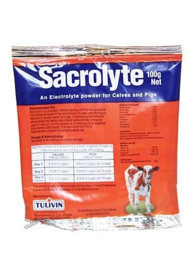 Sacrolyte 100 gm for the treatment of diarrhea