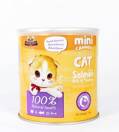 Salmon flavor powder with Taurine for Cats