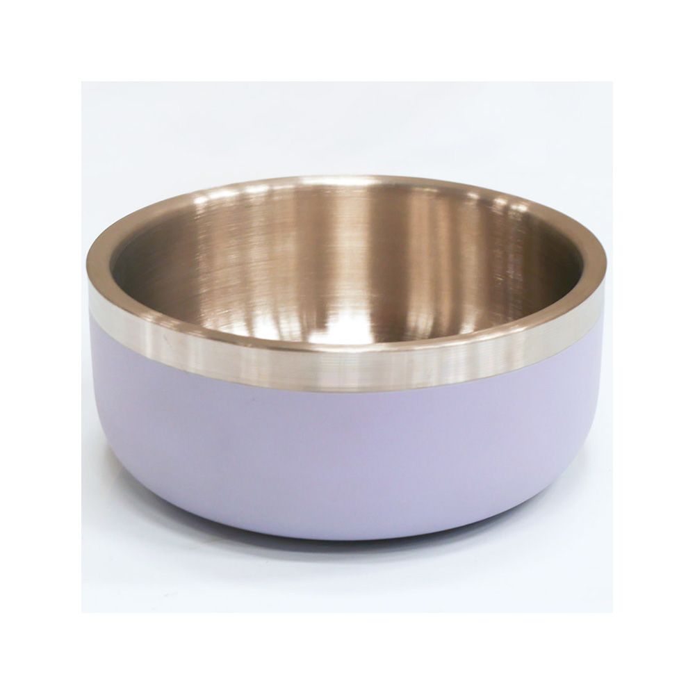 Saluki Stainless Steel Double Wall Dog Bowl - 350 ml