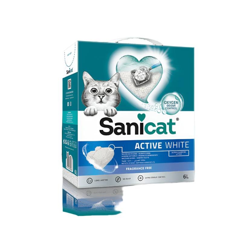 Sanicat Active White Unscented - 6L