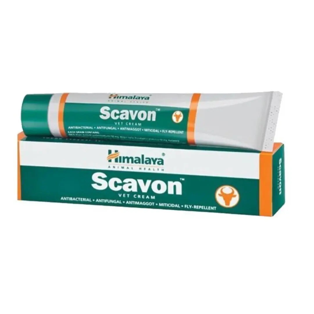 HIMALAYA SCAVON VET CREAM WOUND HEALER ANTIMICROBIAL CREAM FOR DOGS & CATS 50G