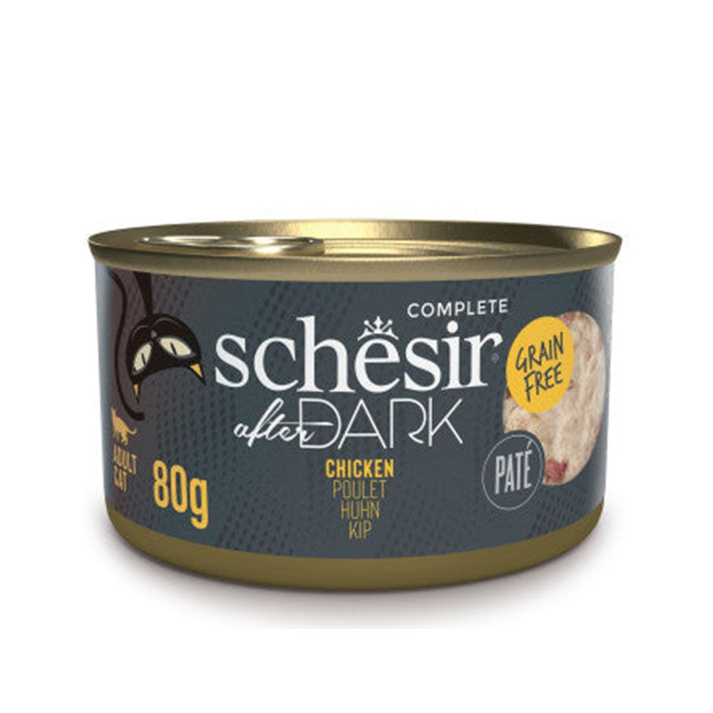 Schesir After Dark Chicken in Pate Canned Cat Food - 80 g