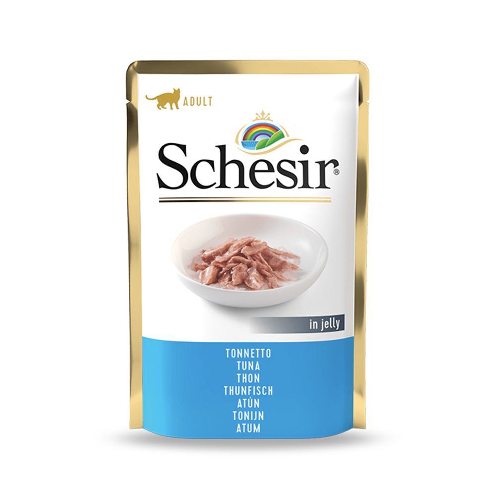Schesir Tuna in Jelly Cat Food Pouch - 85 g
