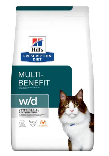 Hill's Prescription Diet w/d Multi-Benefit Cat Food with Chicken
