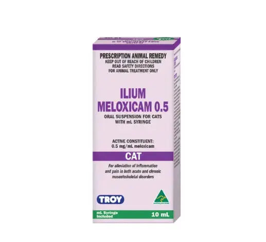 Ilium Meloxicam Suspension 0.5 for Cats 10ml
