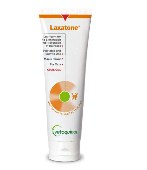 Vetoquinol Laxatone Oral Hairball Gel for Cats 120g