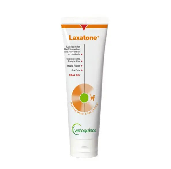 VETOQUINOL LAXATONE ORAL HAIRBALL GEL FOR CATS 120G