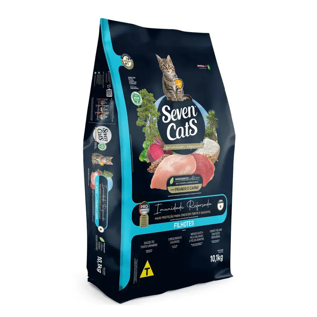 Seven Cats Immune Boost for Kitten Food Chicken and Beef 10.1kg
