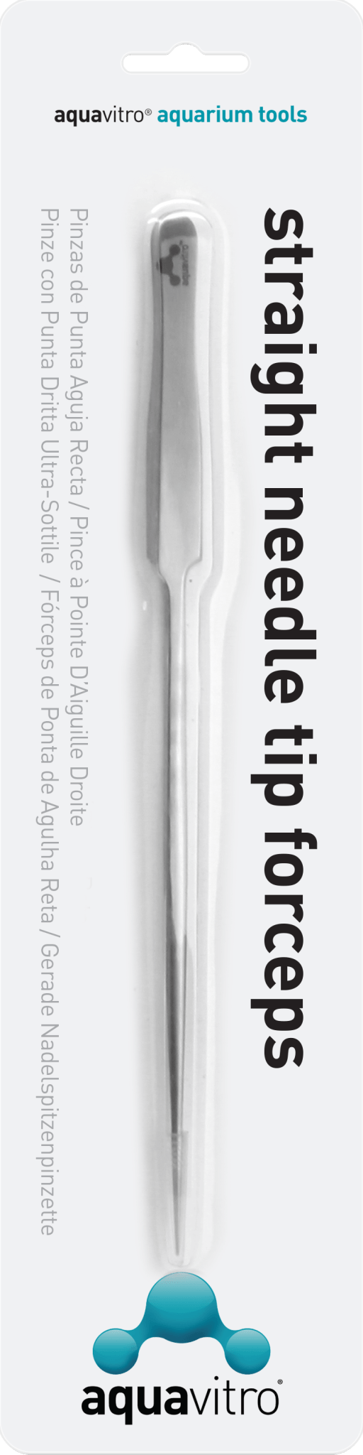 Aquavitro Straight Needle Tip Forceps - 25cm