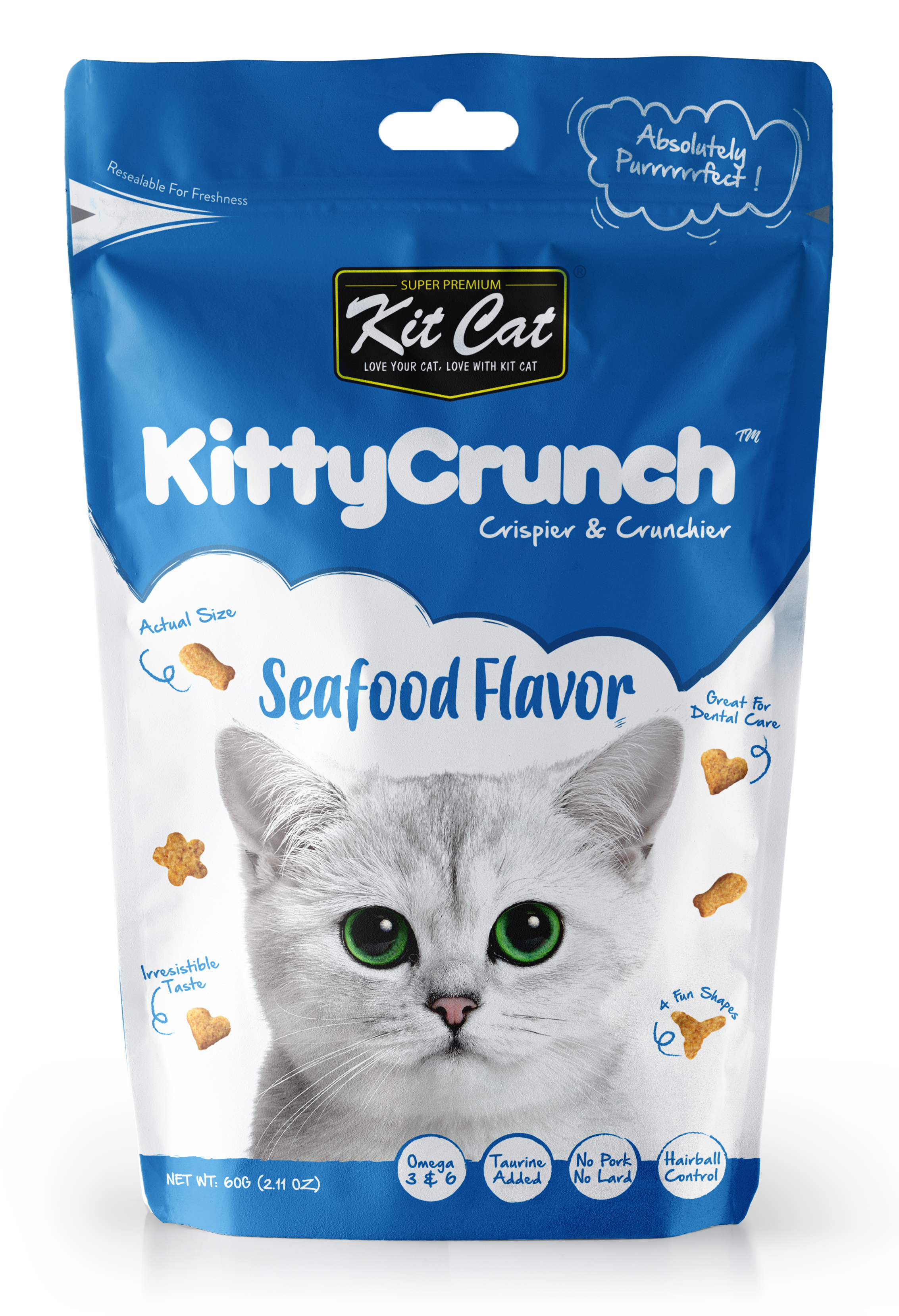 Kit-Cat Kitty Crunch Seafood Flavor