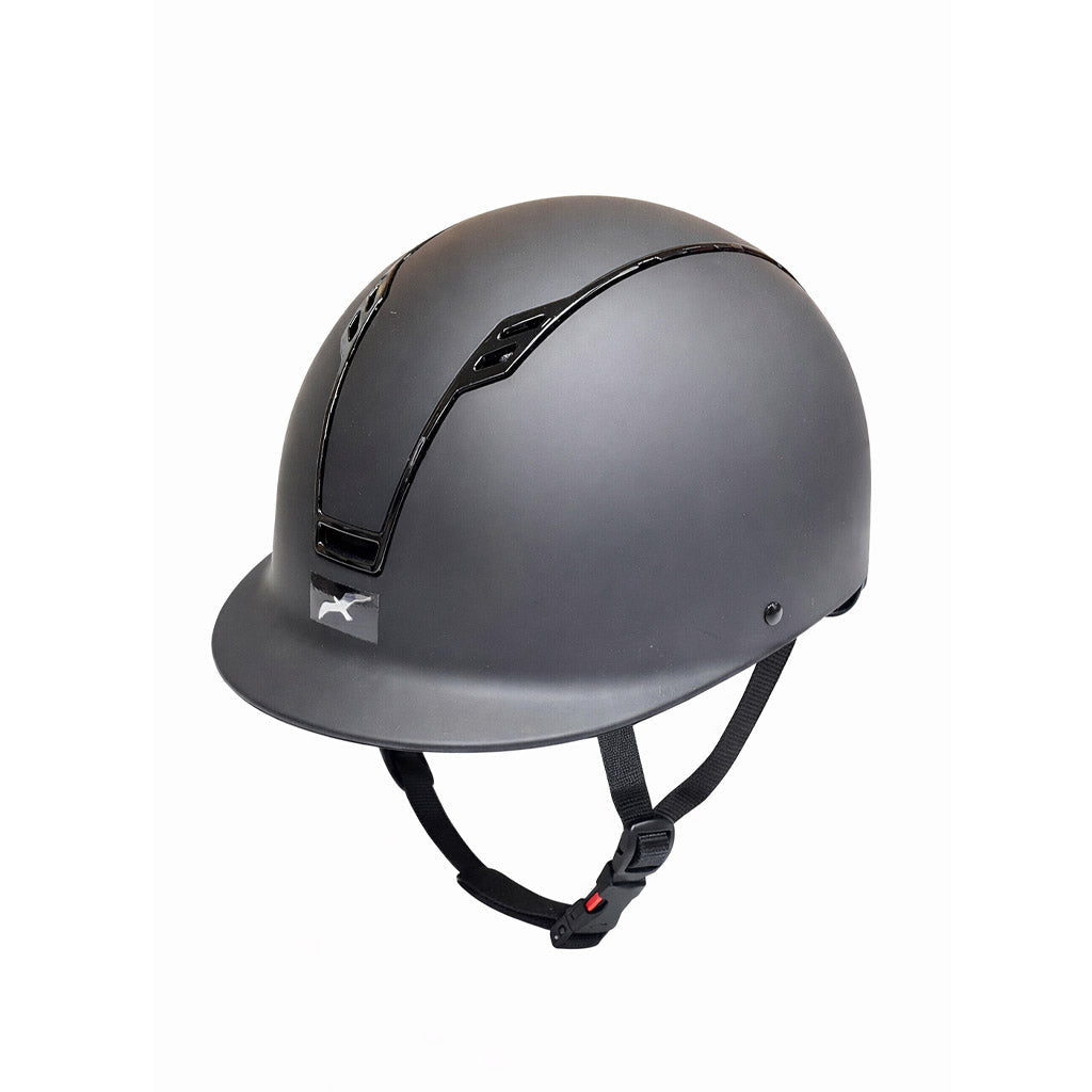 Seafowl Easy Vent Helmet β Matte Black Ventilated Riding Helmet