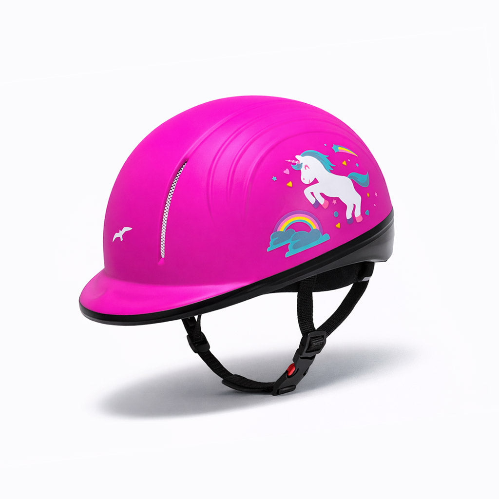 Seafowl Meadawgs Kids Helmet β Pink Unicorn Riding Helmet