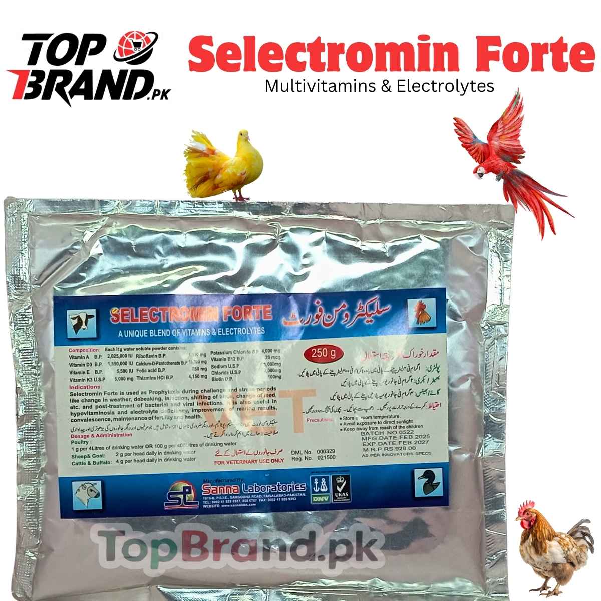 Selectromin Forte – vitamin & Electrolyte