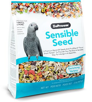 Zupreem Sensible Seed Parrots & Conures 2 lbs (0.9 1kg)