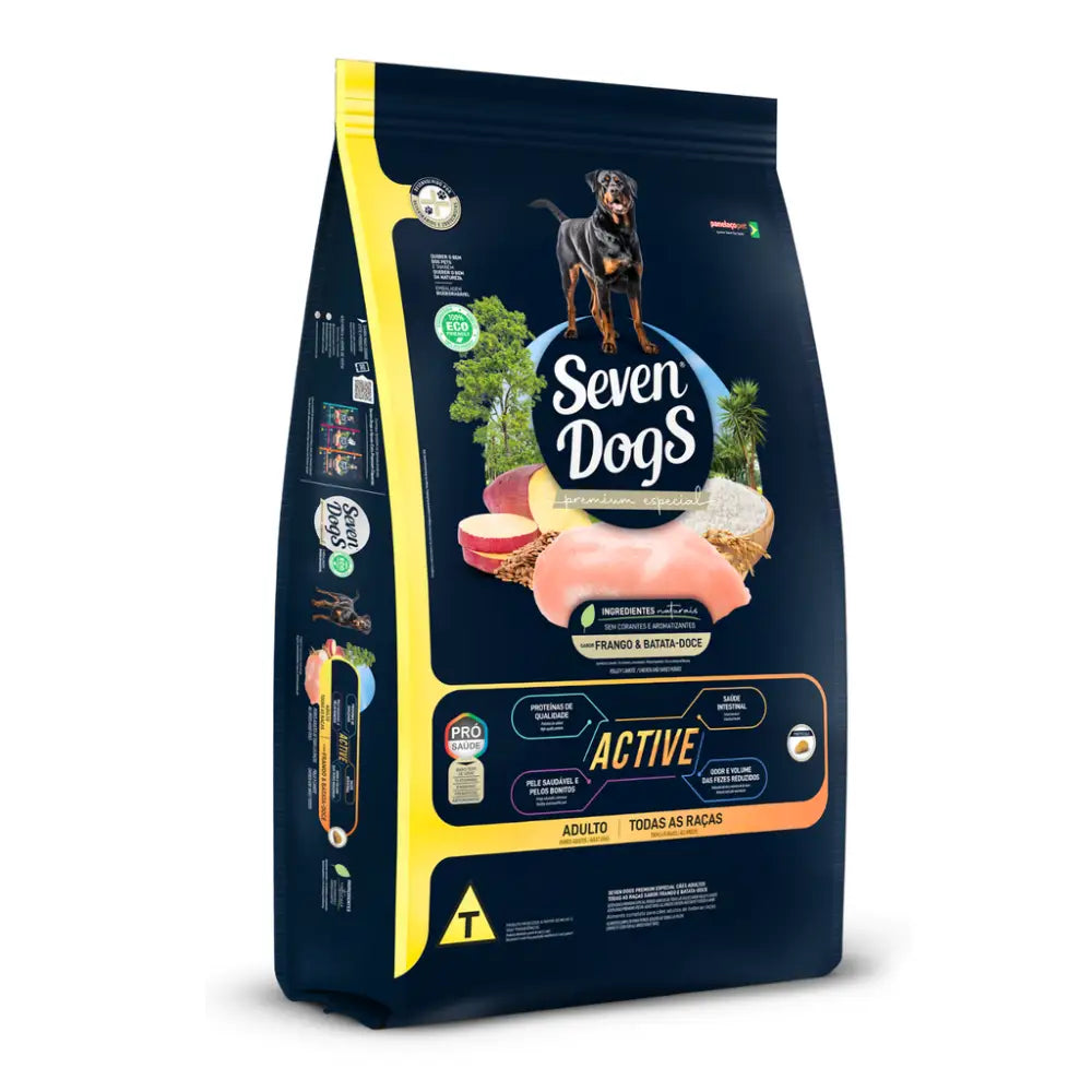 Seven Dogs Dog Food for Adult Medium & Large Breeds – Chicken & Sweet Potato 14kg