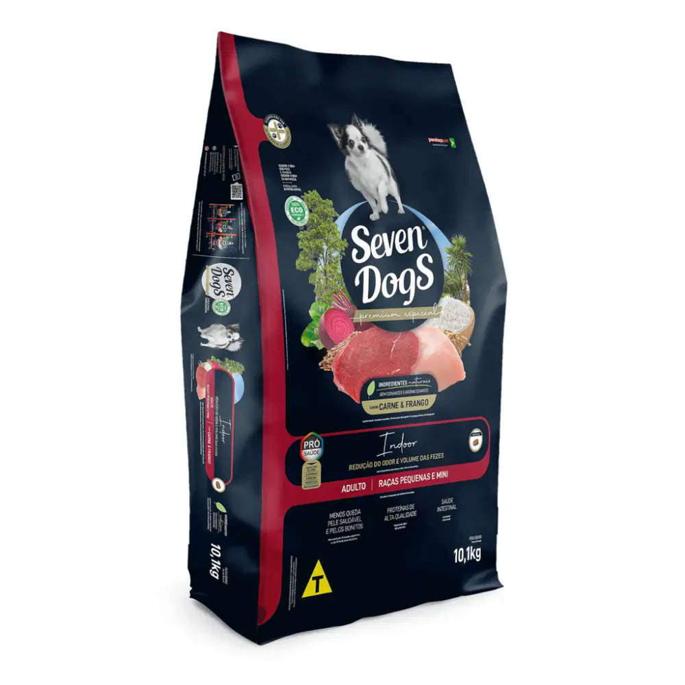 Seven Dogs Dog Food for Adult Small & Mini Breeds – Beef & Chicken 10.1kg