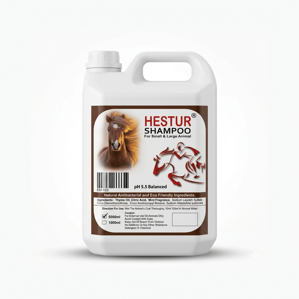 Hestur Natural Antibacterial Shampoo | pH 5.5 Balanced