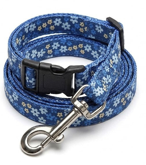 Small Breed Shih Tzu Dog Leash & Collar Set With Multi Color