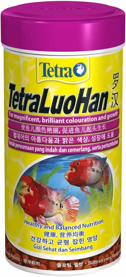 TETRA LUOHAN FLOWERHORN FISH FOOD