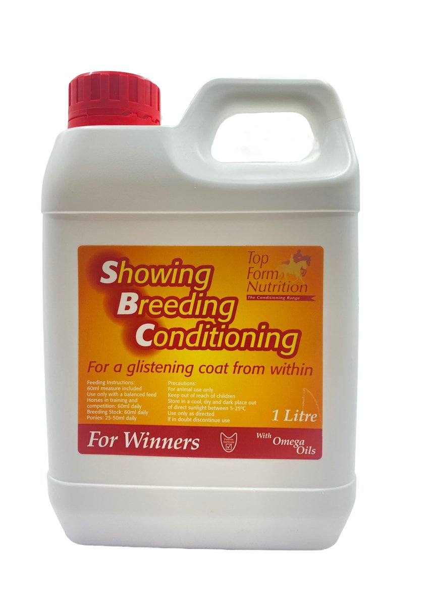 Showing Breeding Conditioning SBC 1Liter for horse coat and hair