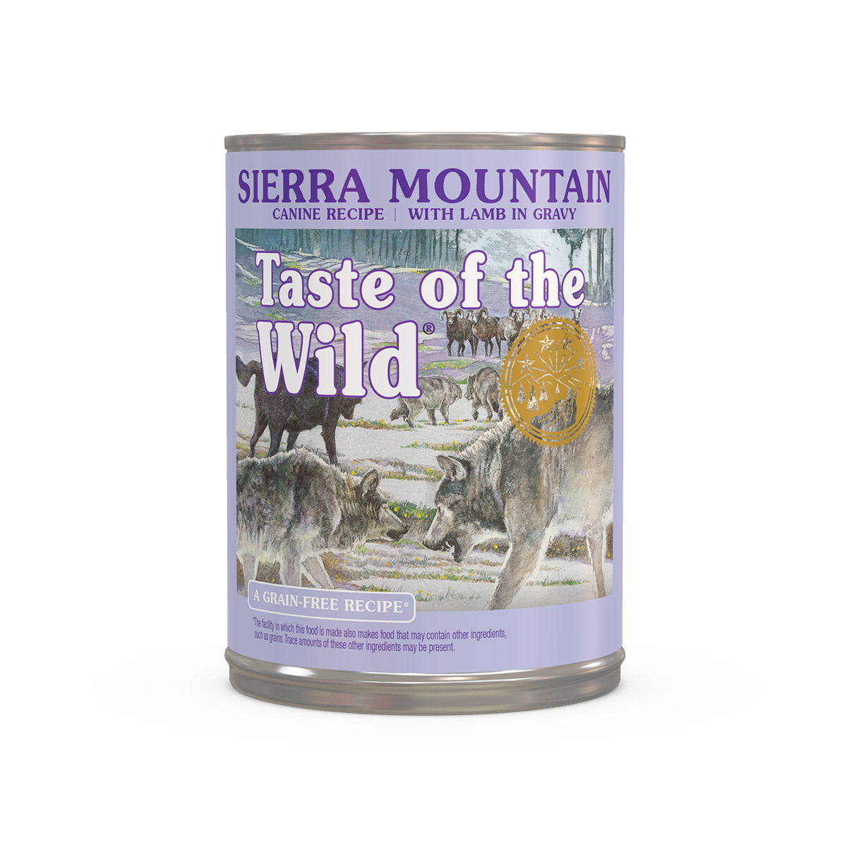 Taste of the Wild Sierra Mountain Canine in Gravy Wet Dog Food 390G- Pack of 12
